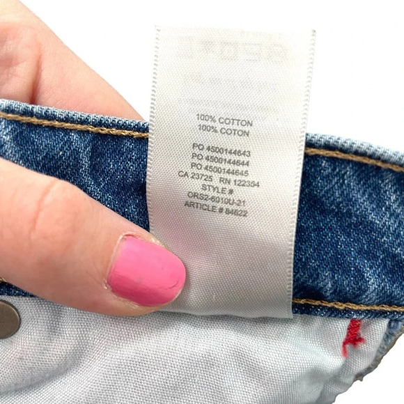 Aritzia Sunday Best Zinger Jeans Mid Rise Flare 90s Medium Wash Blue Size 25 - Picture 9 of 9